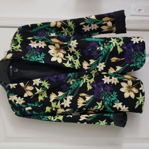 Floral blazer